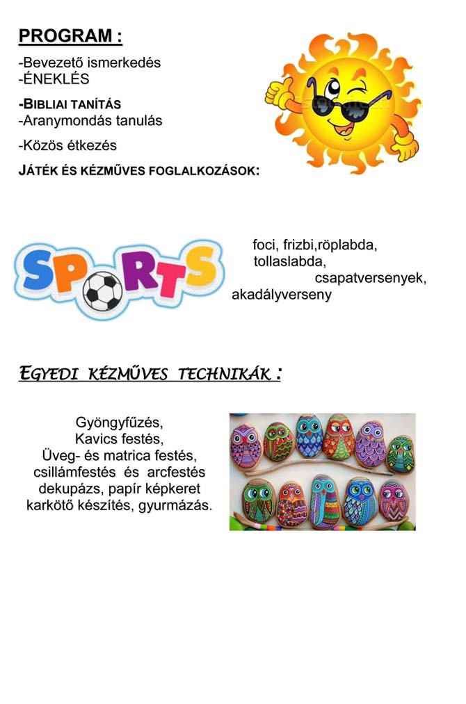 Napközis felhívás 